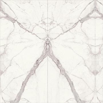 SK岩板-PZ6ENA2-A 雪花白镜像